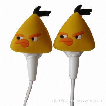 Cartoon animal earphone with color box